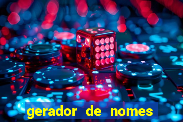 gerador de nomes para jogos